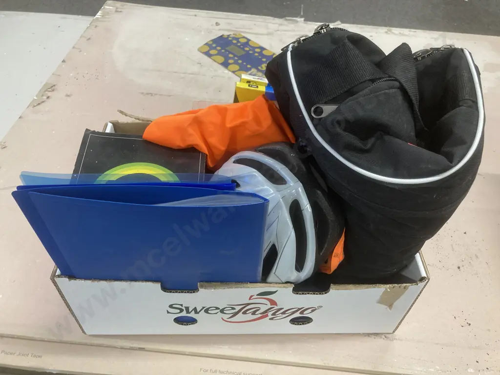 Box Lot Merida Pump, TEC S/M Helmet, High Vis, Econo Seal, Bike Lock (no key) Etc Image 1++