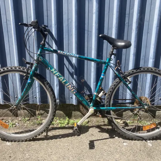 Healing Backroads Shimano Pushbike, Green & Black