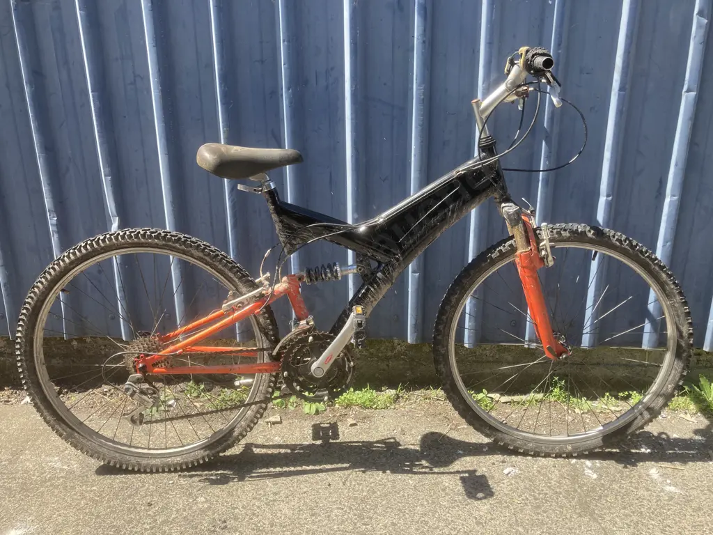 Black & Orange Mountain Bike Image 1++