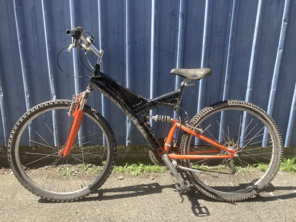 Black & Orange Mountain Bike Image 1++