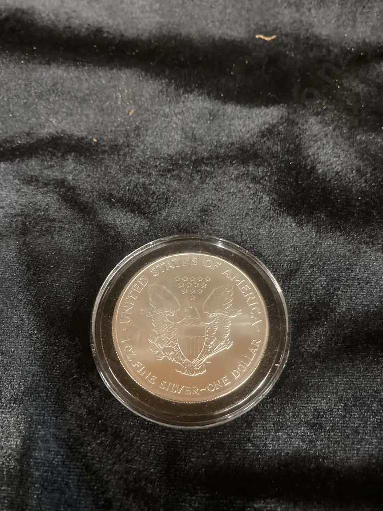 2004 $1 American Silver Eagle In Coin Case Image 1++
