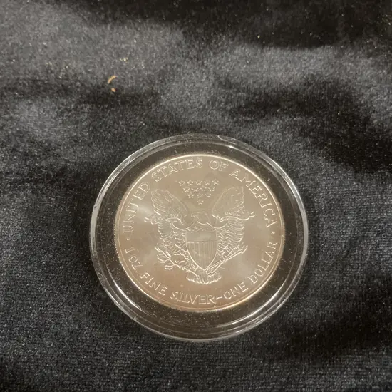2003 $1 American Silver Eagle In Coin Case