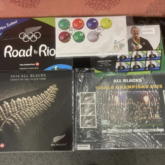 NZ Post  All Blacks World Champions 2015 A4 MNH Stamp Sheet, 2019 Legacy of The Silver Fern Presentation Pack