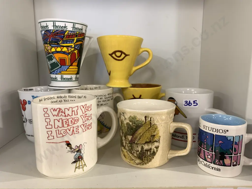 Selection Of Coffee Mugs Including Harrods, Tokyo Etc Image 1++