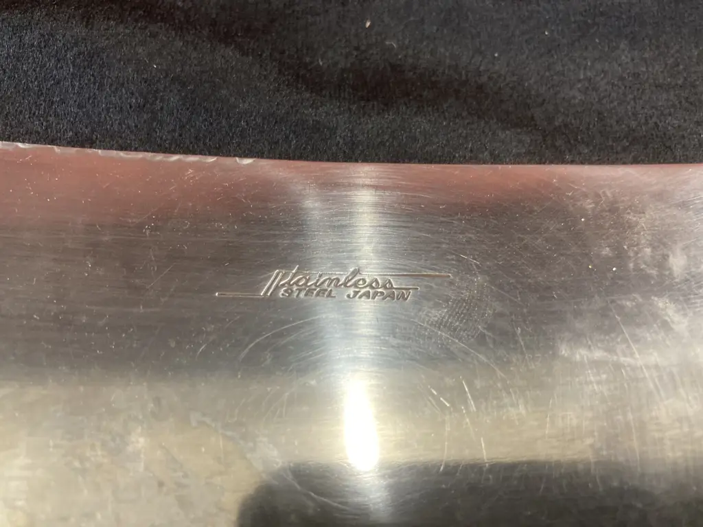 Stainless Steel Japanese Chefs Cleaver, 20cm Blade Image 1++