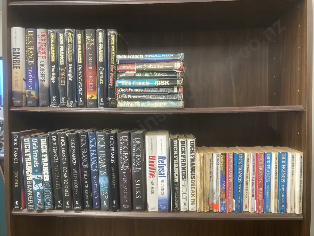 Selection Of Fifty Dick Francis Novels, Assorted Hardback & Softcovers Image 1++