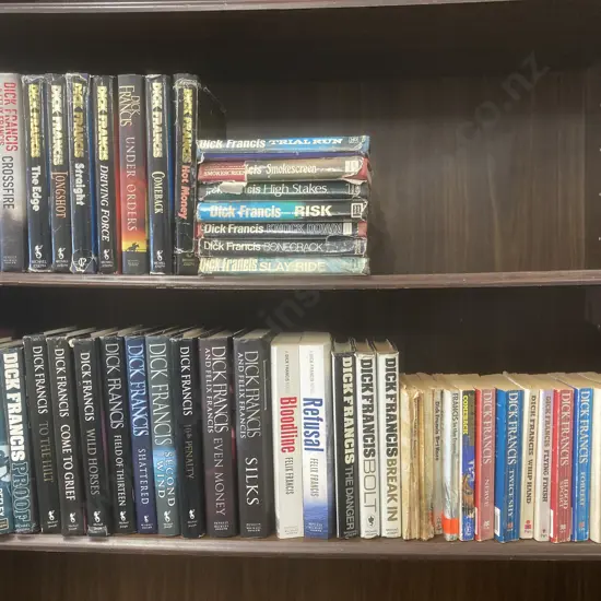 Selection Of Fifty Dick Francis Novels, Assorted Hardback & Softcovers