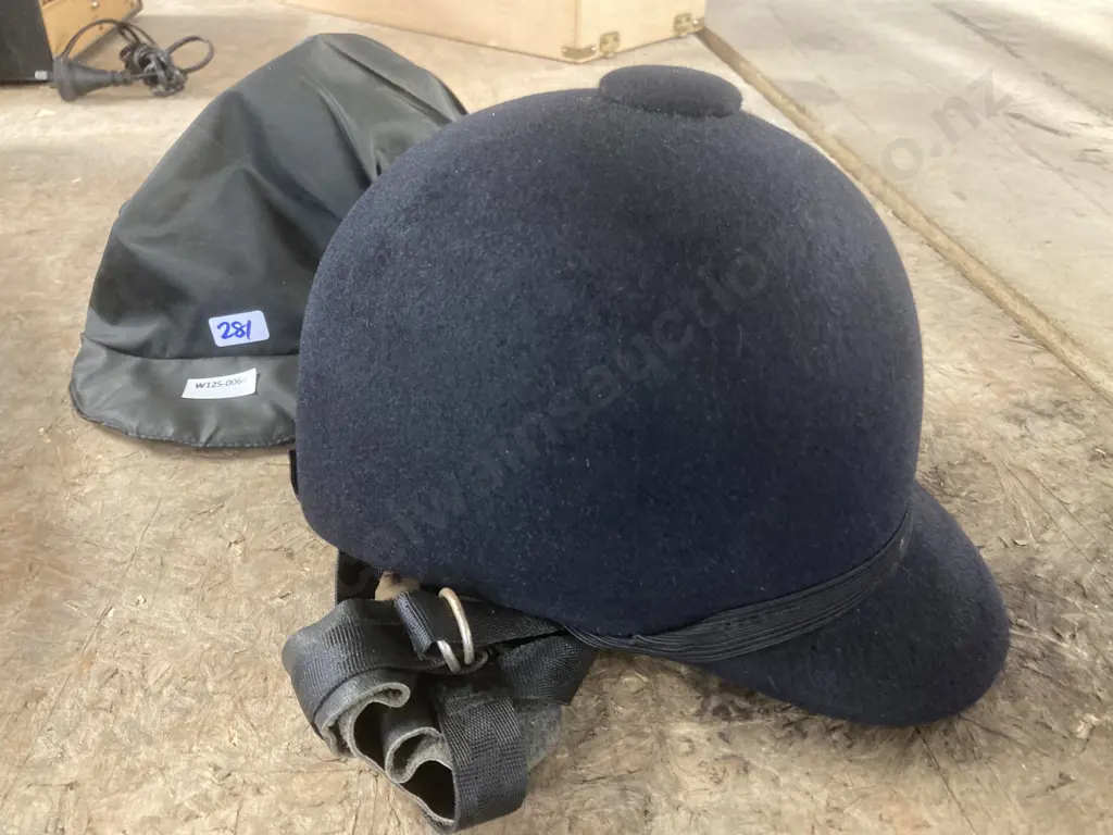 Black Chevalier Pony Helmet, Cover Etc, Size 6 3/8 Image 1++