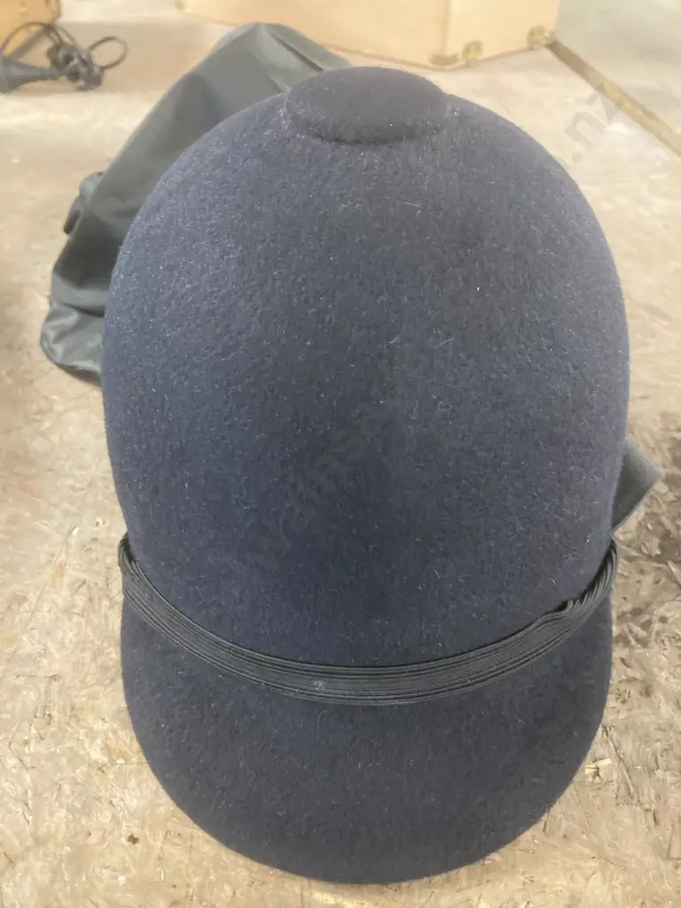 Black Chevalier Pony Helmet, Cover Etc, Size 6 3/8 Image 1++