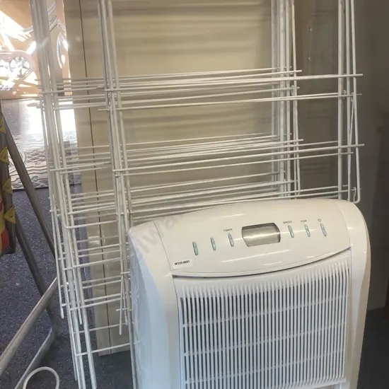 Nouveau NH-DB16E Dehumidifier & Three White Drying Racks