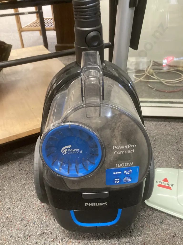 Philips PowerPro Compact 1800W Vacuum Cleaner & Bissell Steam Mop Image 1++