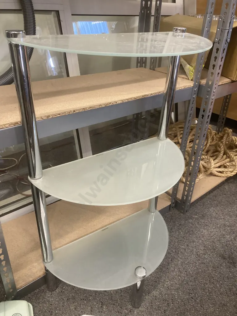 Zip Bathroom Scales, Frosted Glass 3 Tier 1/2 Round Shelf, Chiller Bag Picnic Set Image 1++