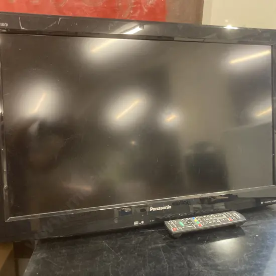 Panasonic 32" TV With Remote, Model TH-L32X20Z (no base has 1/2 wall mount attached)
