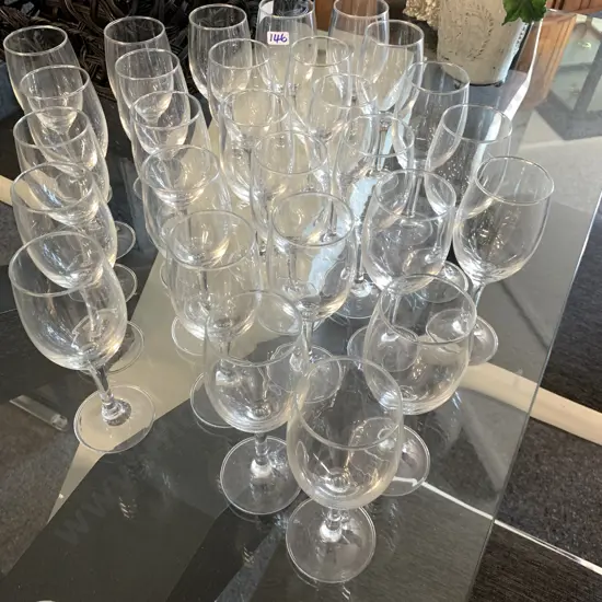 Large selection of Wine glasses