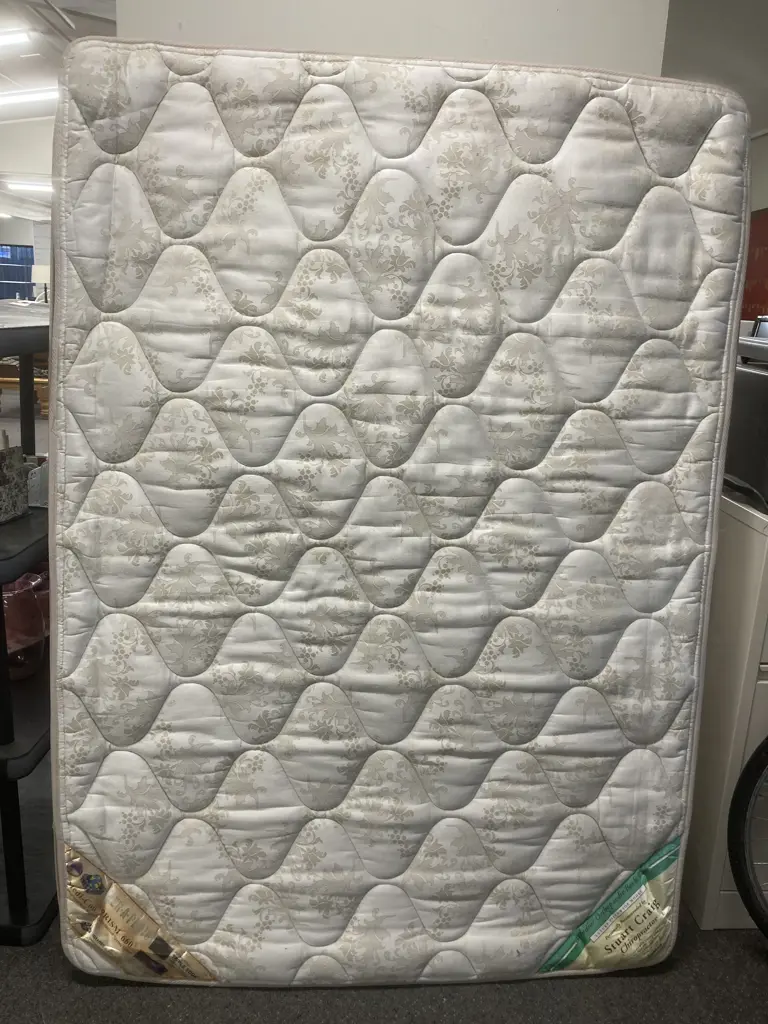 Double Bed Oak Headboard And Tail Ends With Double Pillow Top Medi - Coil Prism 660, Windsor Orthopedic Back Care Image 1++