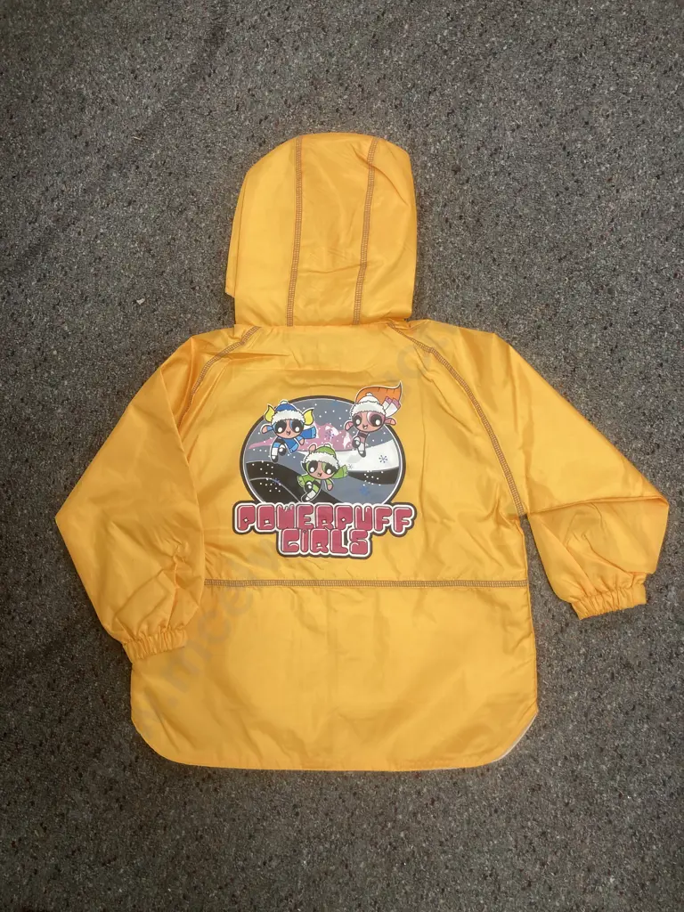 New Kids Hooded Lined Jackets, Zip Front, Asstd Yellow, Orange, Burgundy, 6 x Boxes of 32, Sz 3, 4, 5, 6, Light Weight Image 1++