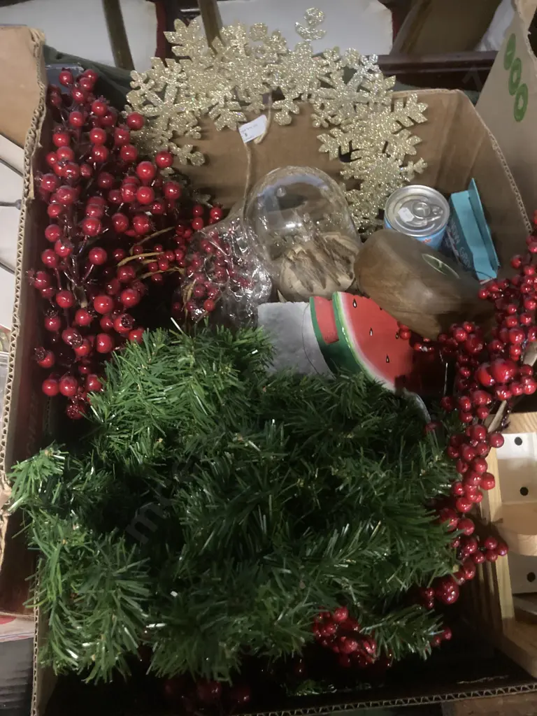 Selection Of Christmas Decorations Image 1++
