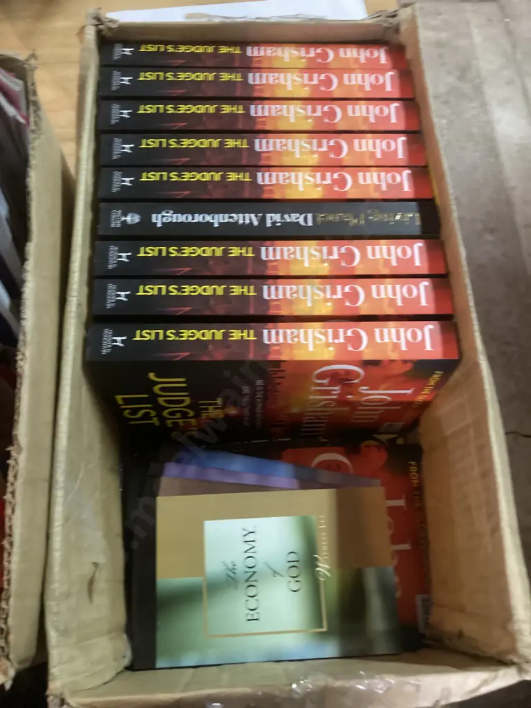 Box Lot New John Grisham The Judges List Books, David Attenborough Living Planet Etc Image 1++