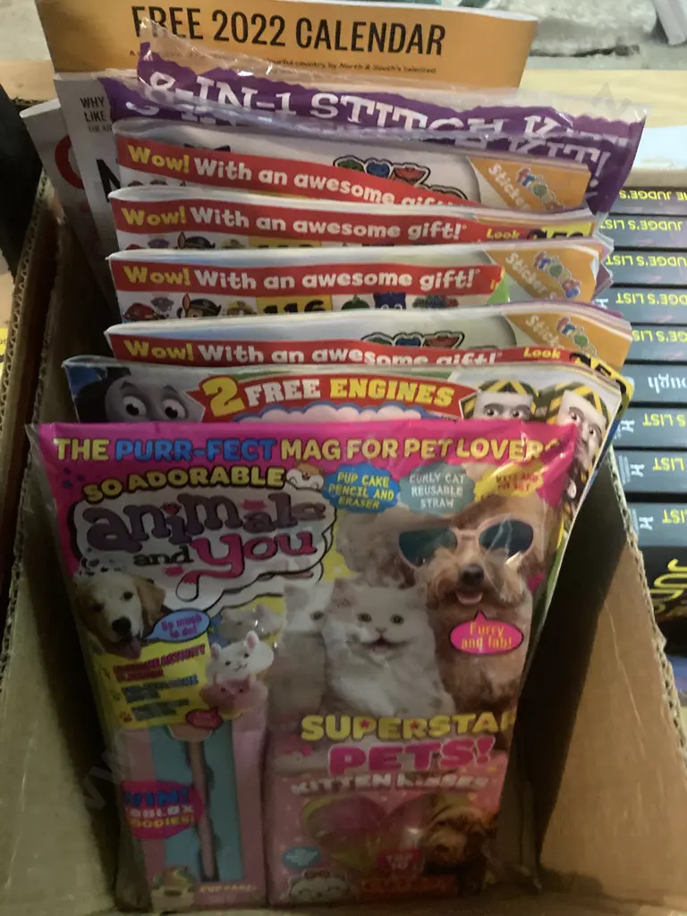 Box Lot New Kids & Adults Magazines Image 1++