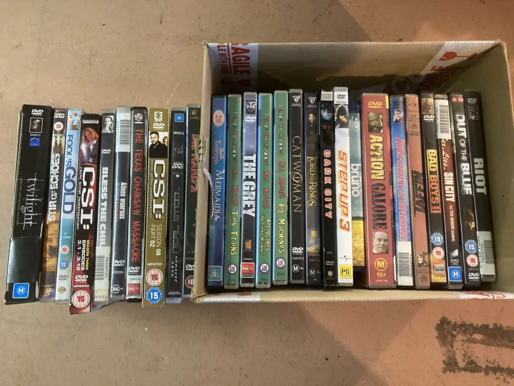 Selection Of DVDs Box Lot Image 1++