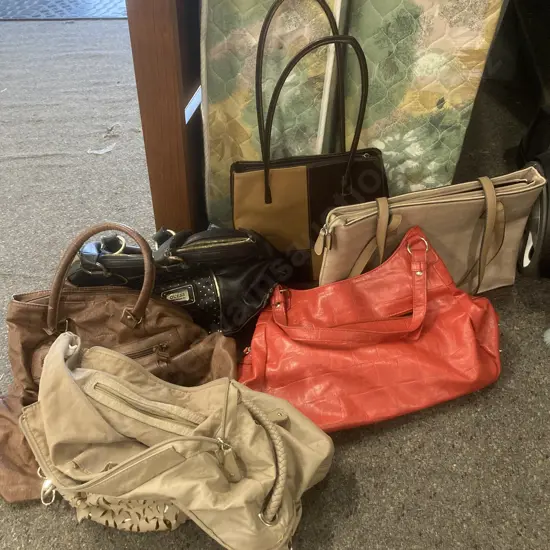 Selection Of Handbags Including Laura Jones , Guess Etc