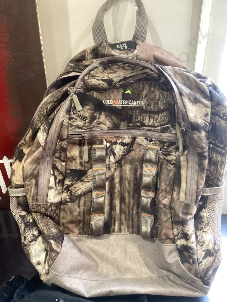 Cold Water Canyon Backpack, Sony 3-Way Car Speakers In Box, Panasonic DVD Video Camera, Sony Handycam Etc Image 1++
