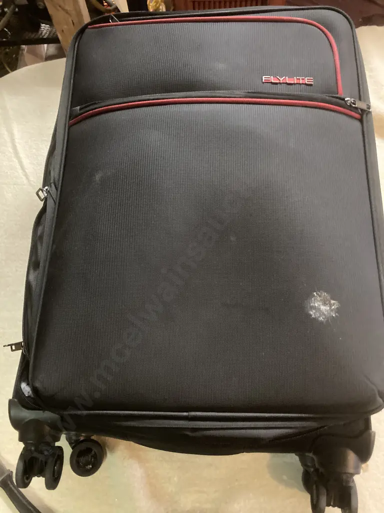 FlyLite Travel Bag, Selection of Mens Clothing & Slides Image 1++