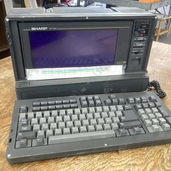 Vintage Sharp PC-7241 Personal Computer (No Leads, Is 120 Volts!!)