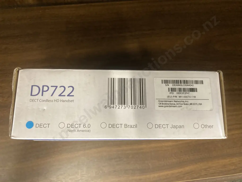 Grandstream DP722 Dect Cordless HD Handset, New In Box Image 1++
