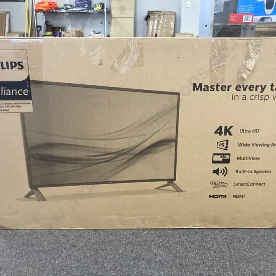 Philips Brillance 43" 4K LCD Display With Multi View (Screen Broken Dumped NCV)