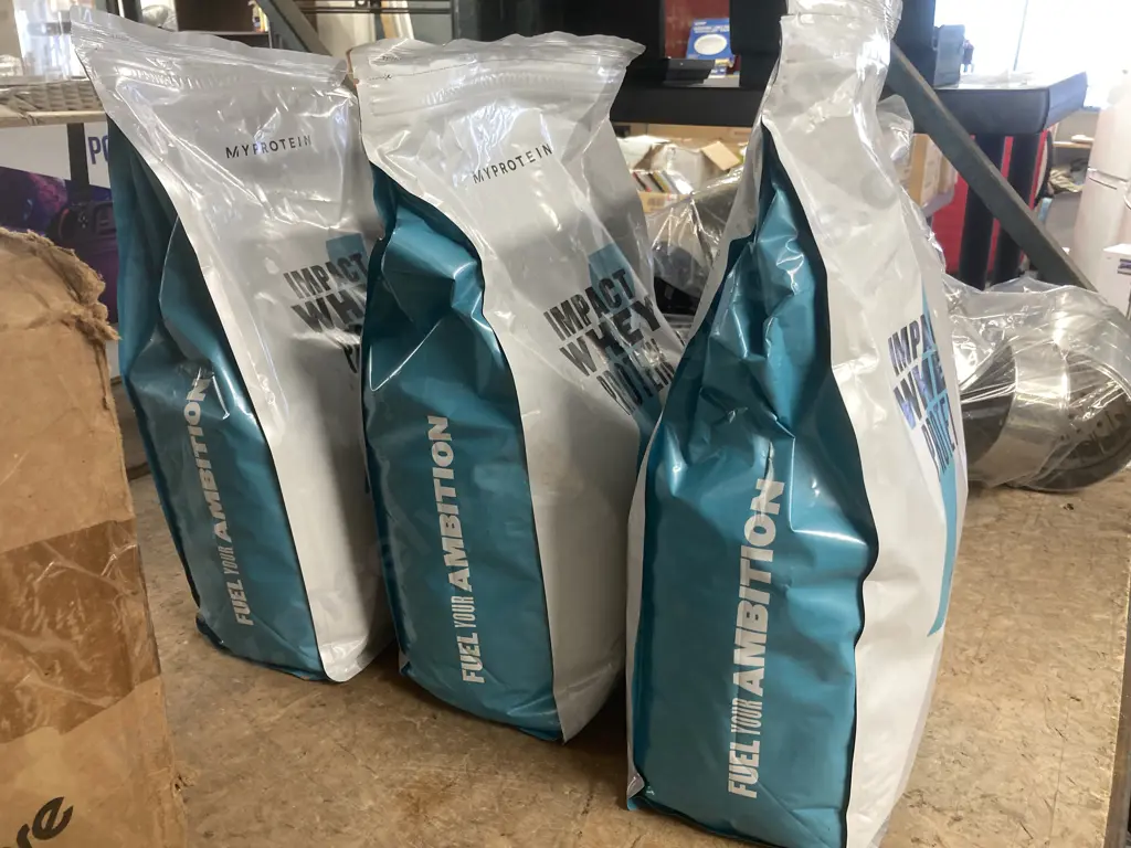 MyProtein Impact Whey Protein, Unflavoured 3 x 5Kg Bags Image 1++