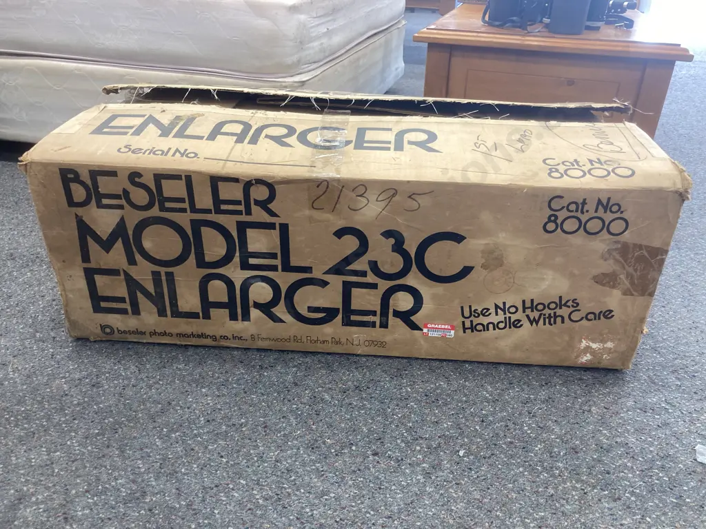 Beseler 23 C Series II Enlarger In Original Box Image 1++