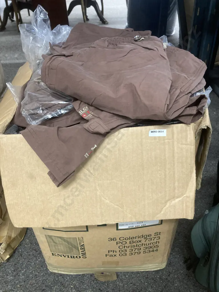 Box Lot of New 'Northfield Trailco' Kids Coffee Colour Jackets & Pants Image 1++