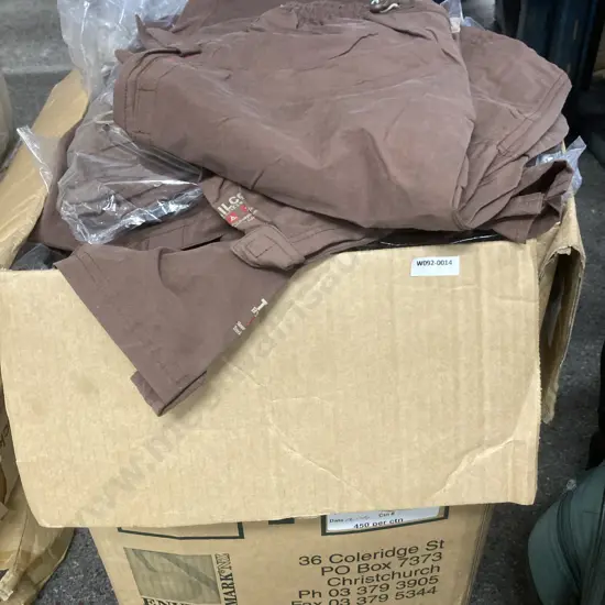 Box Lot of New 'Northfield Trailco' Kids Coffee Colour Jackets & Pants