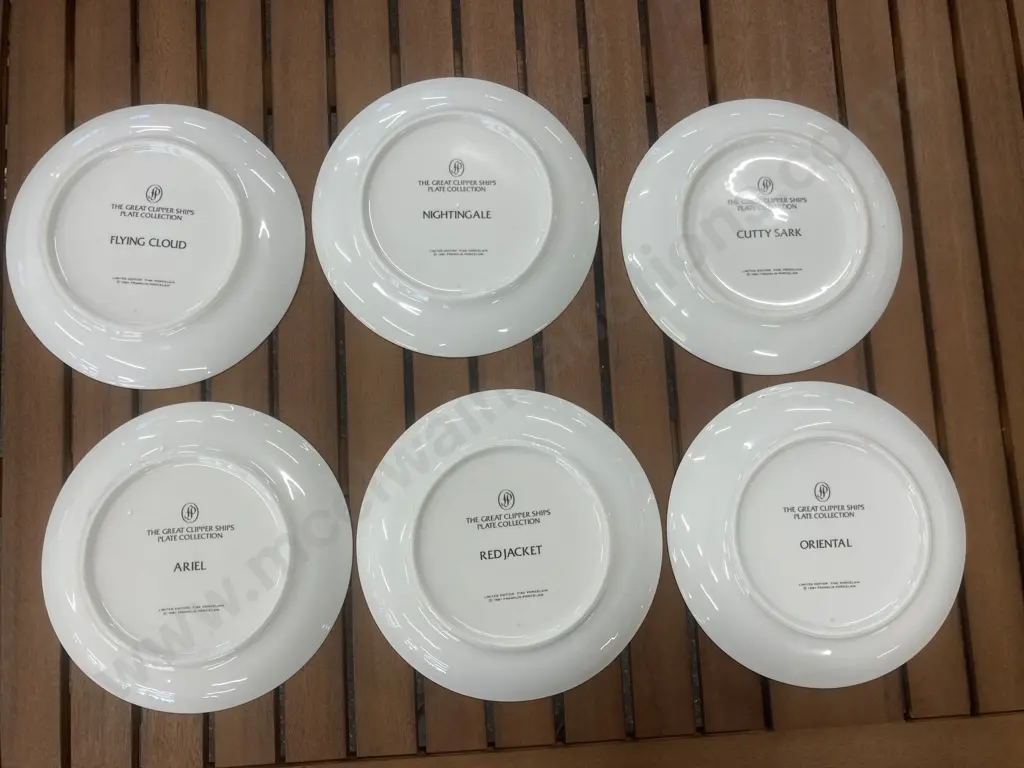 Selection of Six The Great Republic Collectors Plates Image 1++