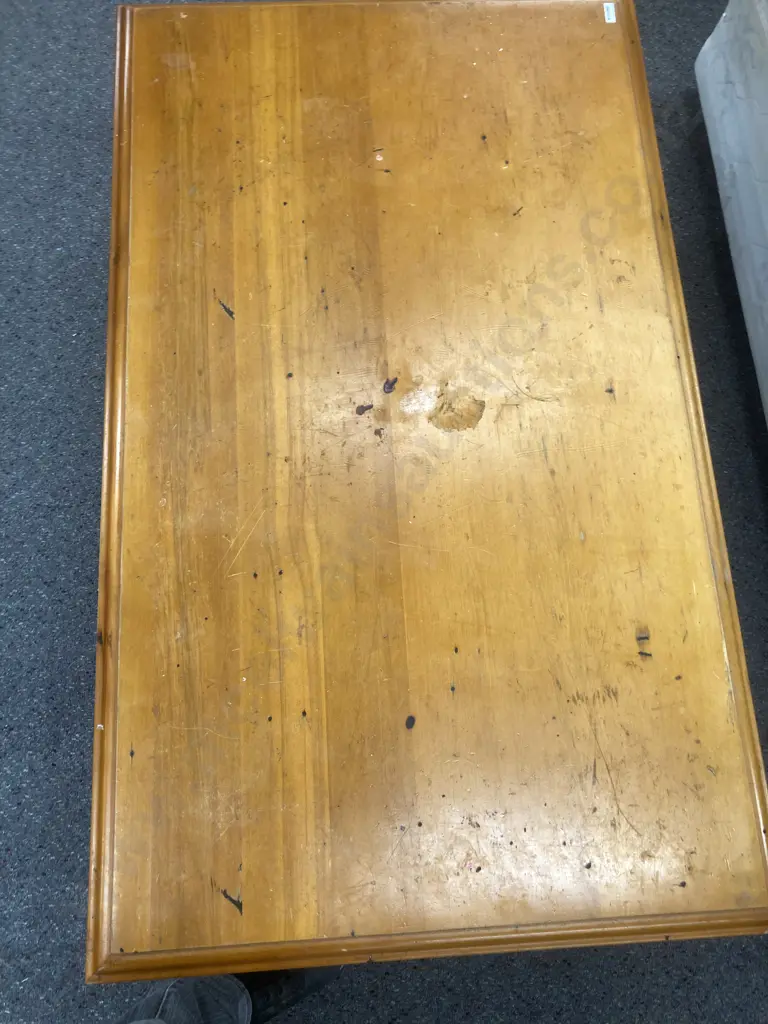 Coffee Table, Wooden Rectangular With Swing Up Top For Wine Rack & StorageH44 L114 D68cm Image 1++