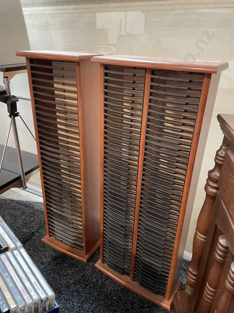 Matching DVD and Double storage CD Racks Image 1++