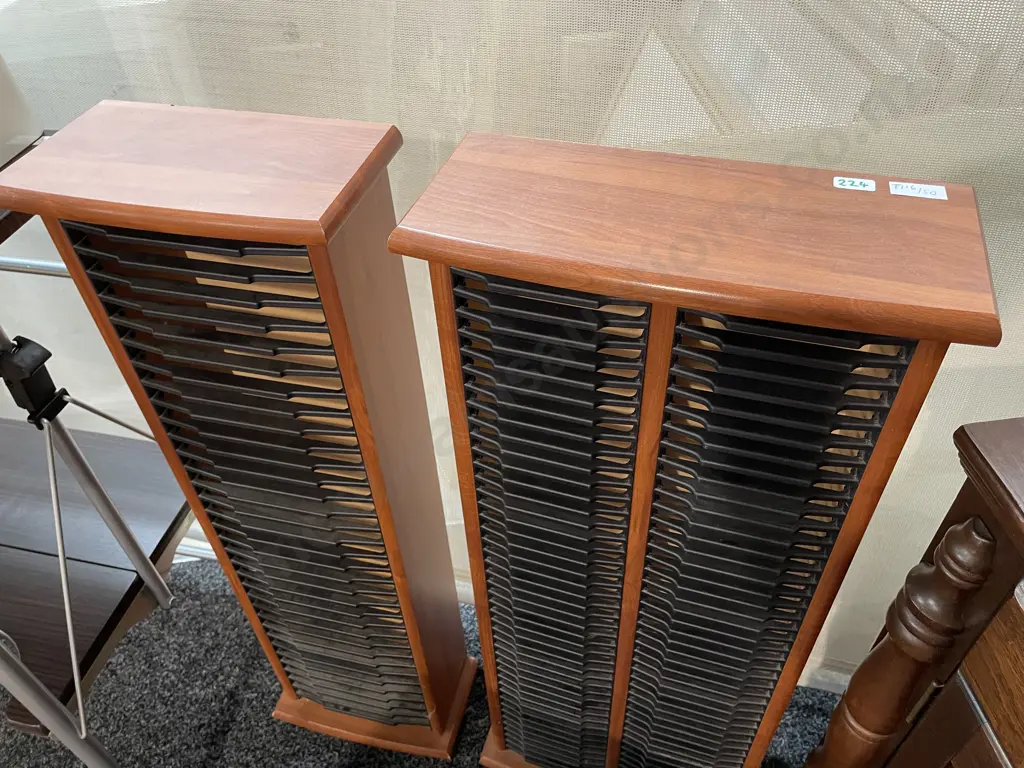 Matching DVD and Double storage CD Racks Image 1++