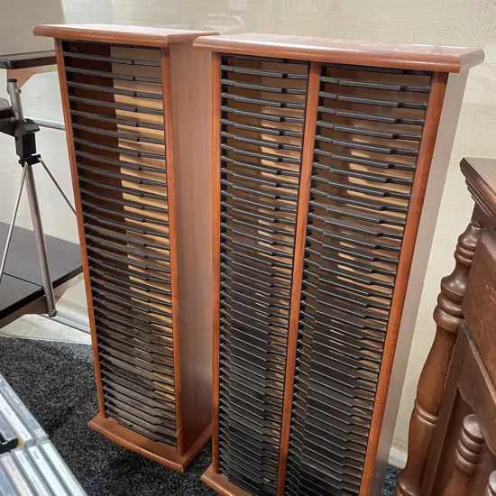 Matching DVD and Double storage CD Racks