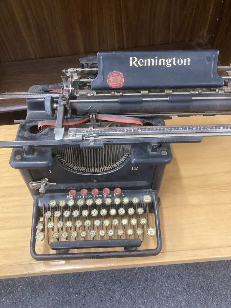 Antique Remington Standard Typewriter No12, Ilion New York USA Image 1++