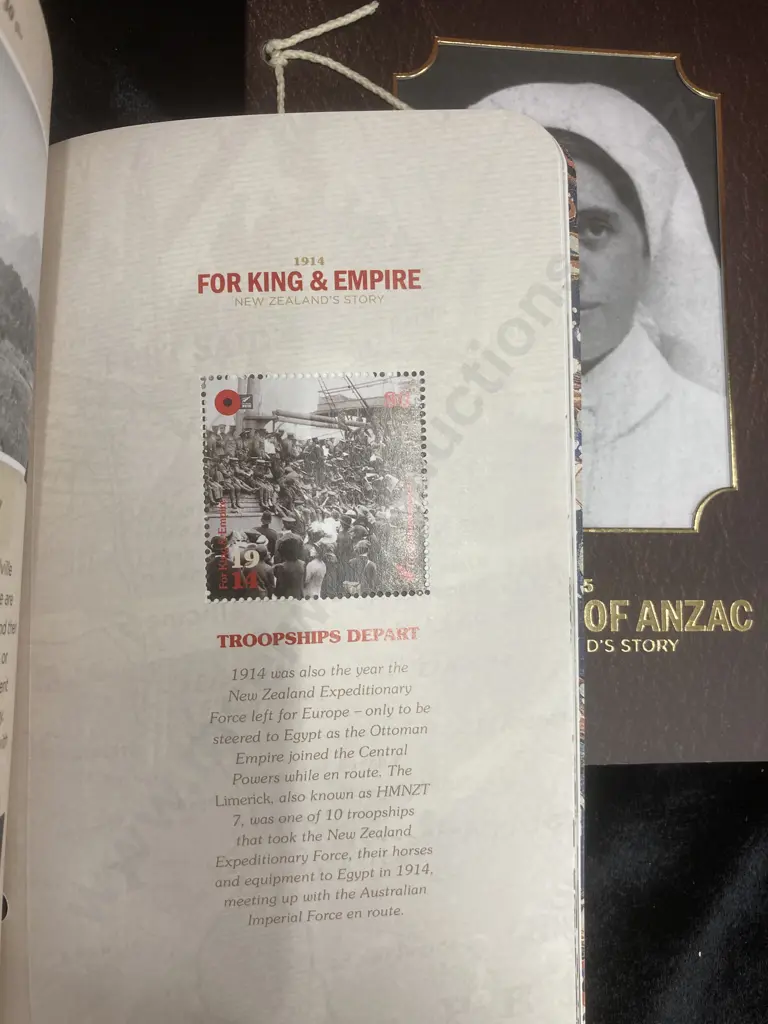 New Zealand Post '1914 - 1918 New Zealands Story' Set Of Five Commemorative Books Collectors Edition Image 1++