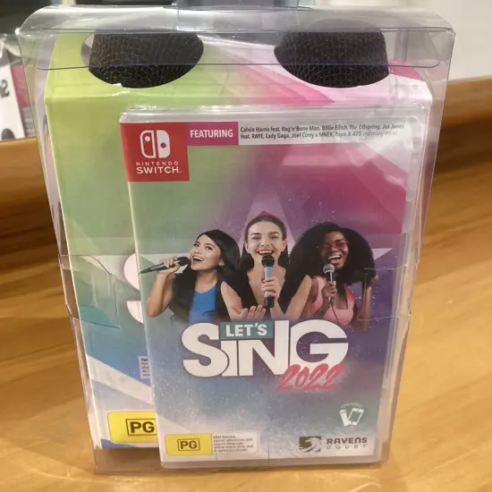 Nintendo Switch Lets Sing 2022 Game & Microphones