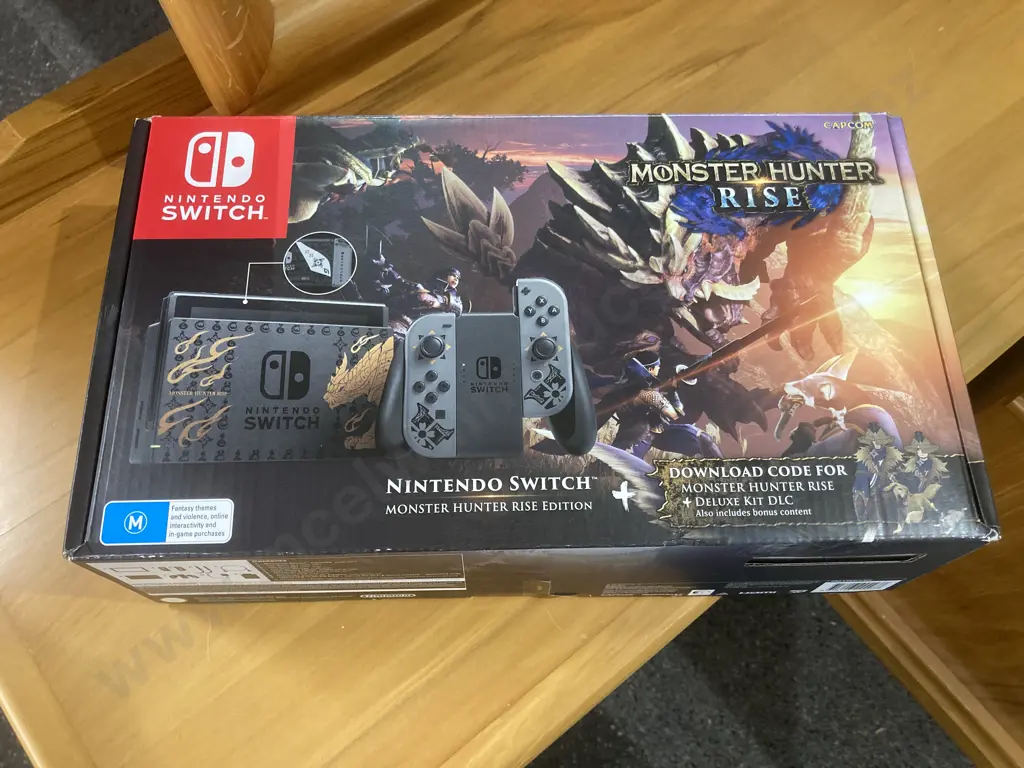 Nintendo Switch Monster Hunter Rise Edition In Box Image 1++