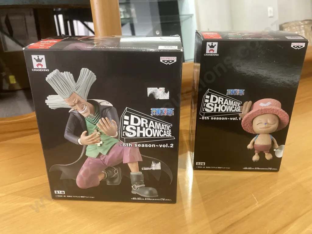 Collectable Banpresto DRAMATIC SHOWCASE 8th season vol.1 Chopper & vol.2 Dr Hiluk, Original Boxes Image 1++