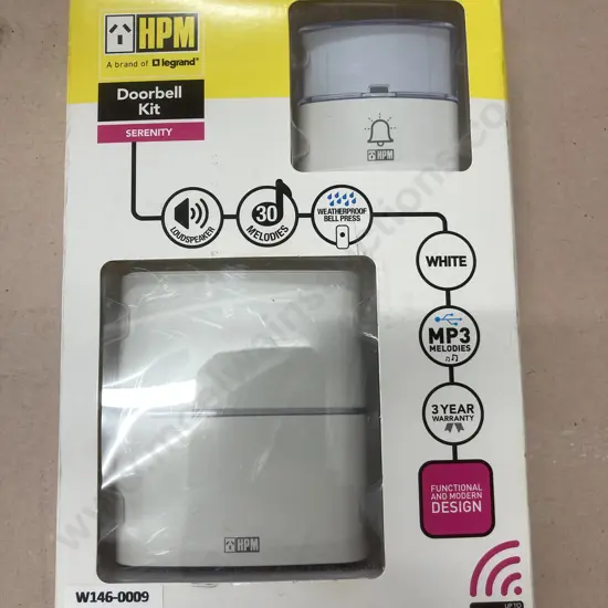 HPM Door Bell Kit - Serenity New In Box
