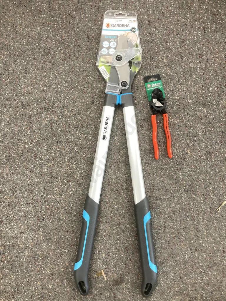 New Gardena Loppers, German Made, 12007 Energy Cut 750B, Strainrite HT Wire Cutters Image 1++