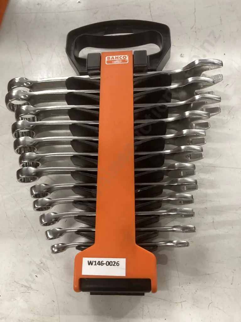 Bahco 12 Piece Spanner Set, 7 to 18mm Image 1++