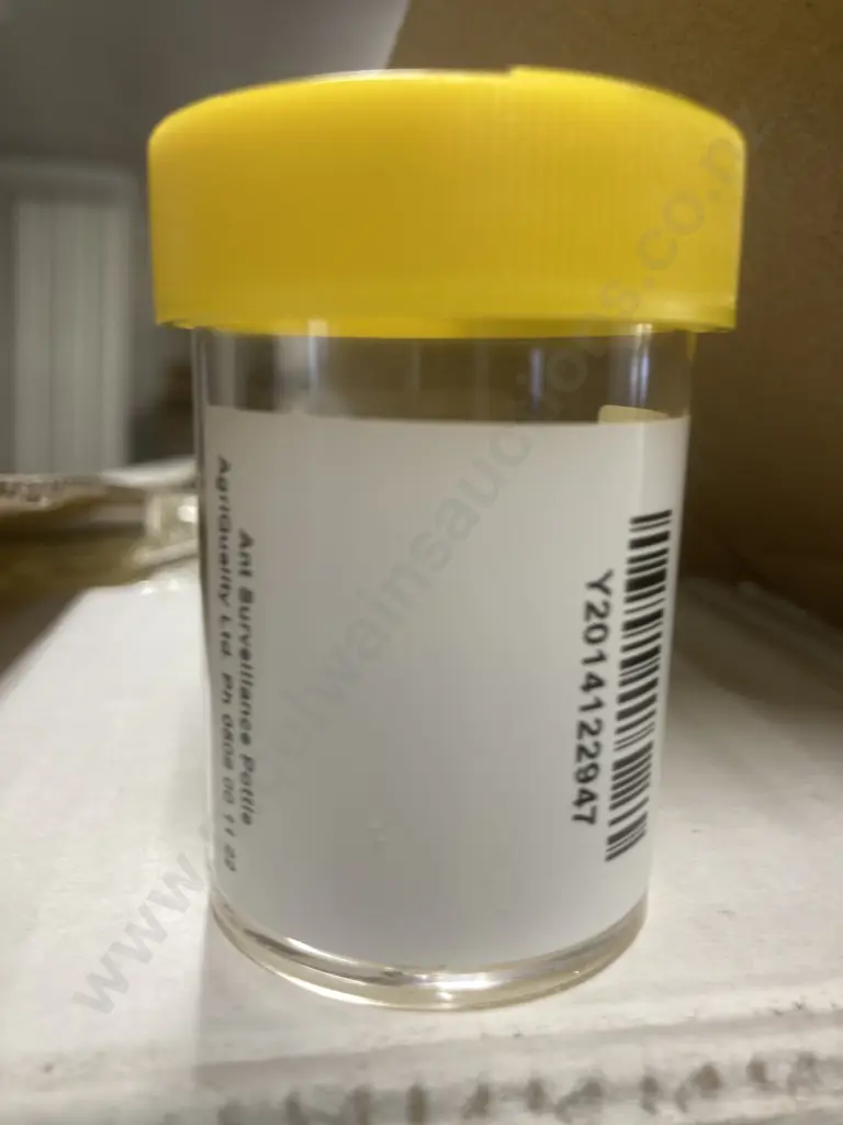 LabServ 3 x Boxes of 500 x 60ml PS Label Yellow Cap Box & 1 x Box of 500 x 60ml PS Ante Label Yellow Cap Box Image 1++