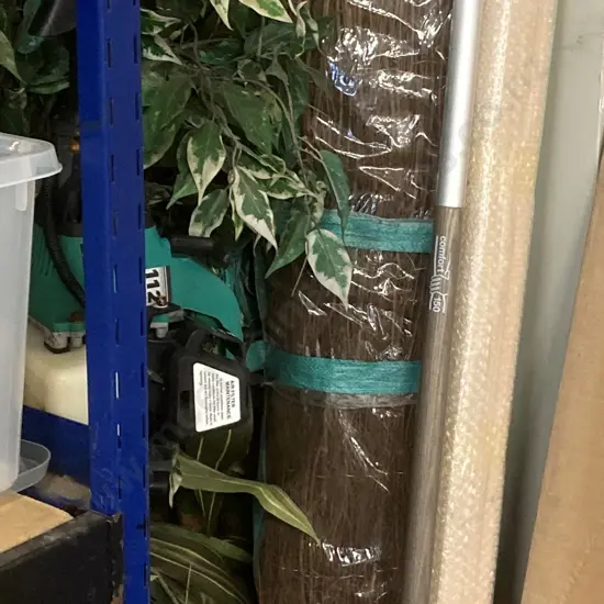 Brush Fencing & Wooden Lengths x 4 & Gardena Combisystem Wooden Handle For Attachments Comfort 150