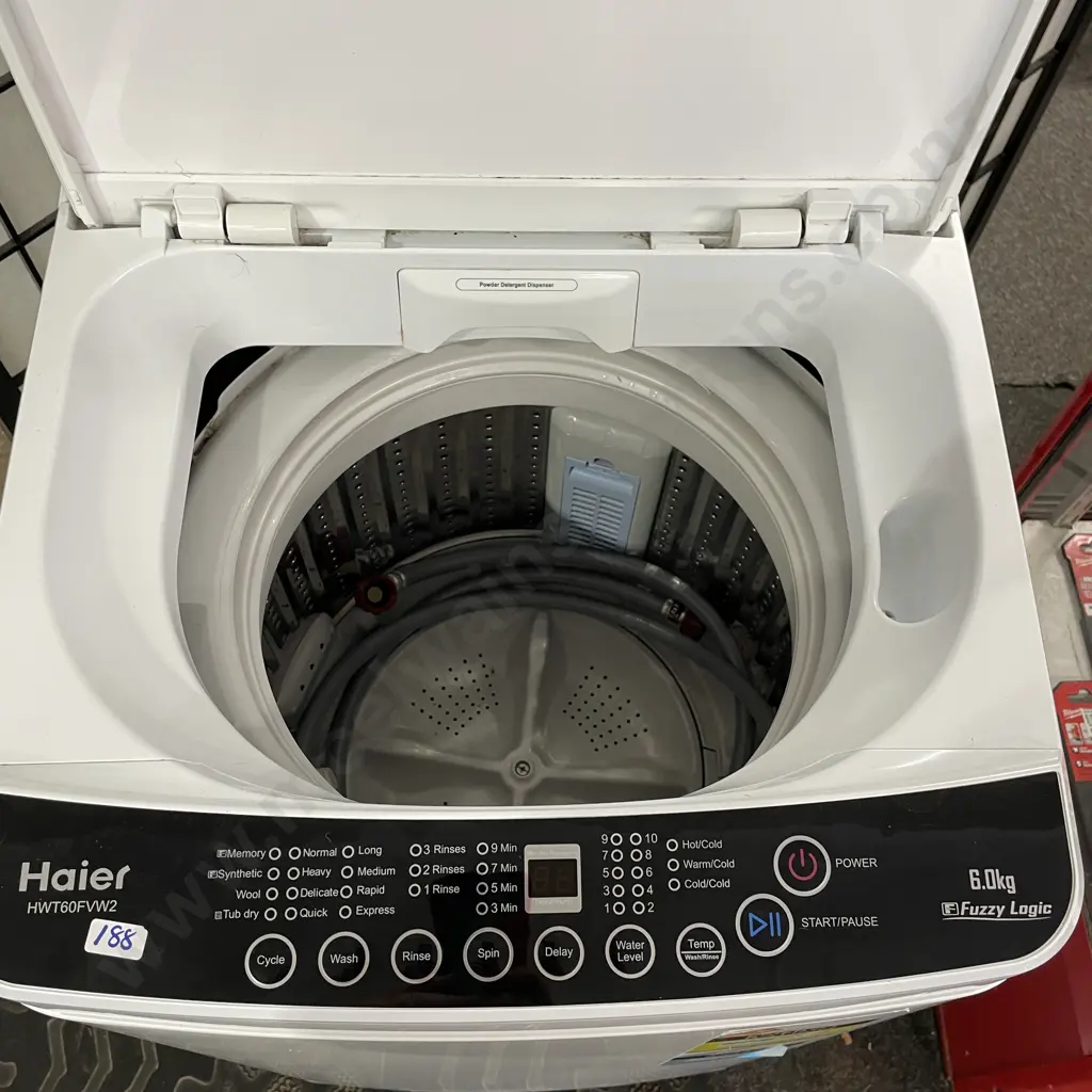 Haier 6kg Fuzzy Logic Washing Machine. Model no HWT60FVW2 Image 1++